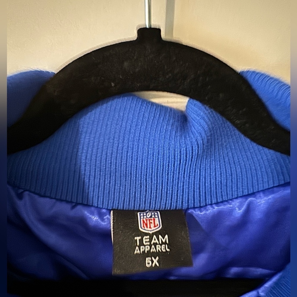 NFL Team Apparel Indianapolis Colts Sequin Full Zip Jack Blue Womens Plus 5X EUC - Picture 4 of 7
